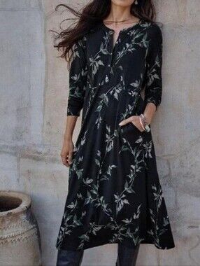 NWT J.Jill Pure Jill Printed Knit Midi Dress